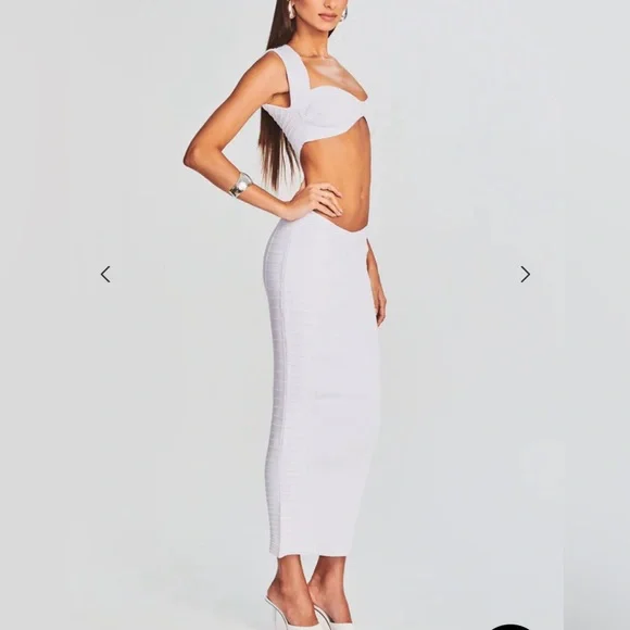 Retrofete Tempo Bandage Knit Dress Size XS